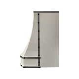 USA Glossy White Luxury Stainless Steel Kitchen Hood URHS-229