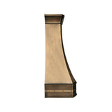 USA Handmade Brass Exhaust Hood with Classic Straps URHB-141