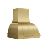 USA Handmade Brass Kitchen Hood with Artisan Bell Shaped URHB-163