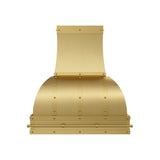 USA Handmade Brass Kitchen Hood with Artisan Bell Shaped URHB-163