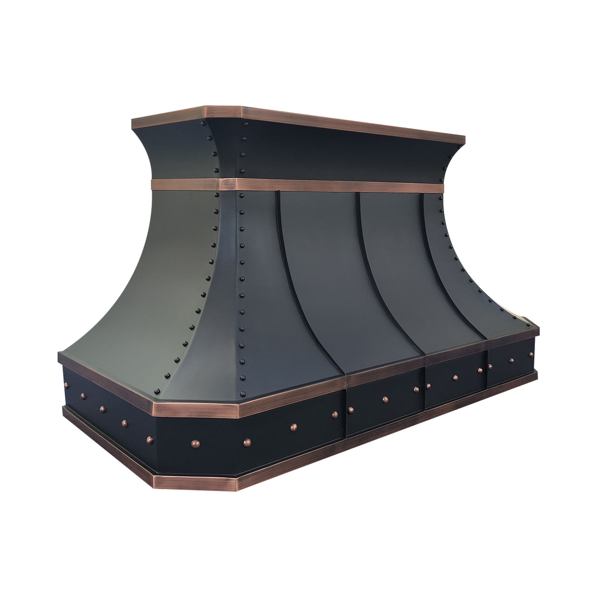 USA Industrial Kitchen Vent Hood with Curved Design URHC-23