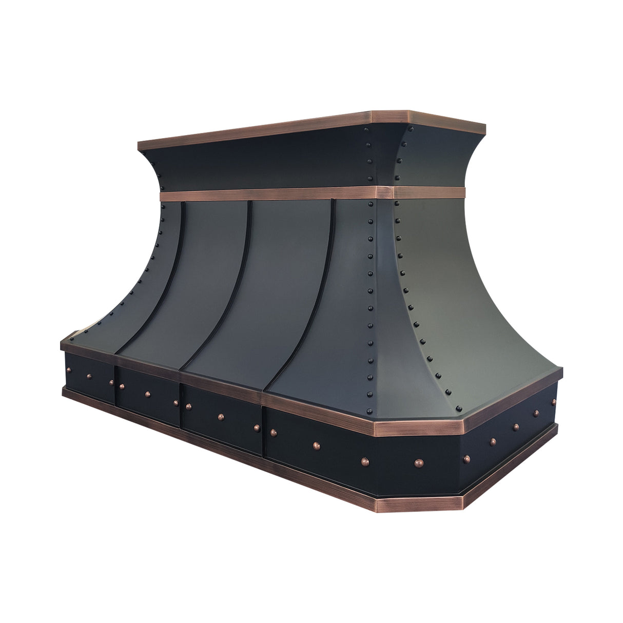 USA Industrial Kitchen Vent Hood with Curved Design URHC-23