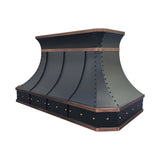 USA Industrial Kitchen Vent Hood with Curved Design URHC-23