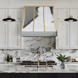 USA Los Angles Polished Stainless Steel Vent Hood URHS-173