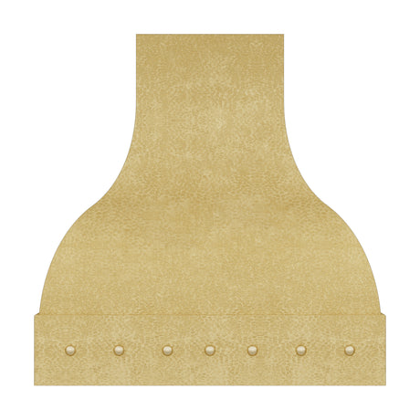 USA Luxury Bell Shaped Brass Vent Hood with Soft Hammered Texture URHB-60