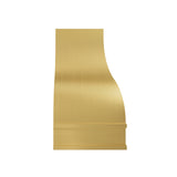 USA Luxury Brass Exhaust Hood with Custom Straps URHB-170