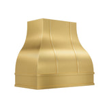 USA Luxury Brass Exhaust Hood with Custom Straps URHB-170