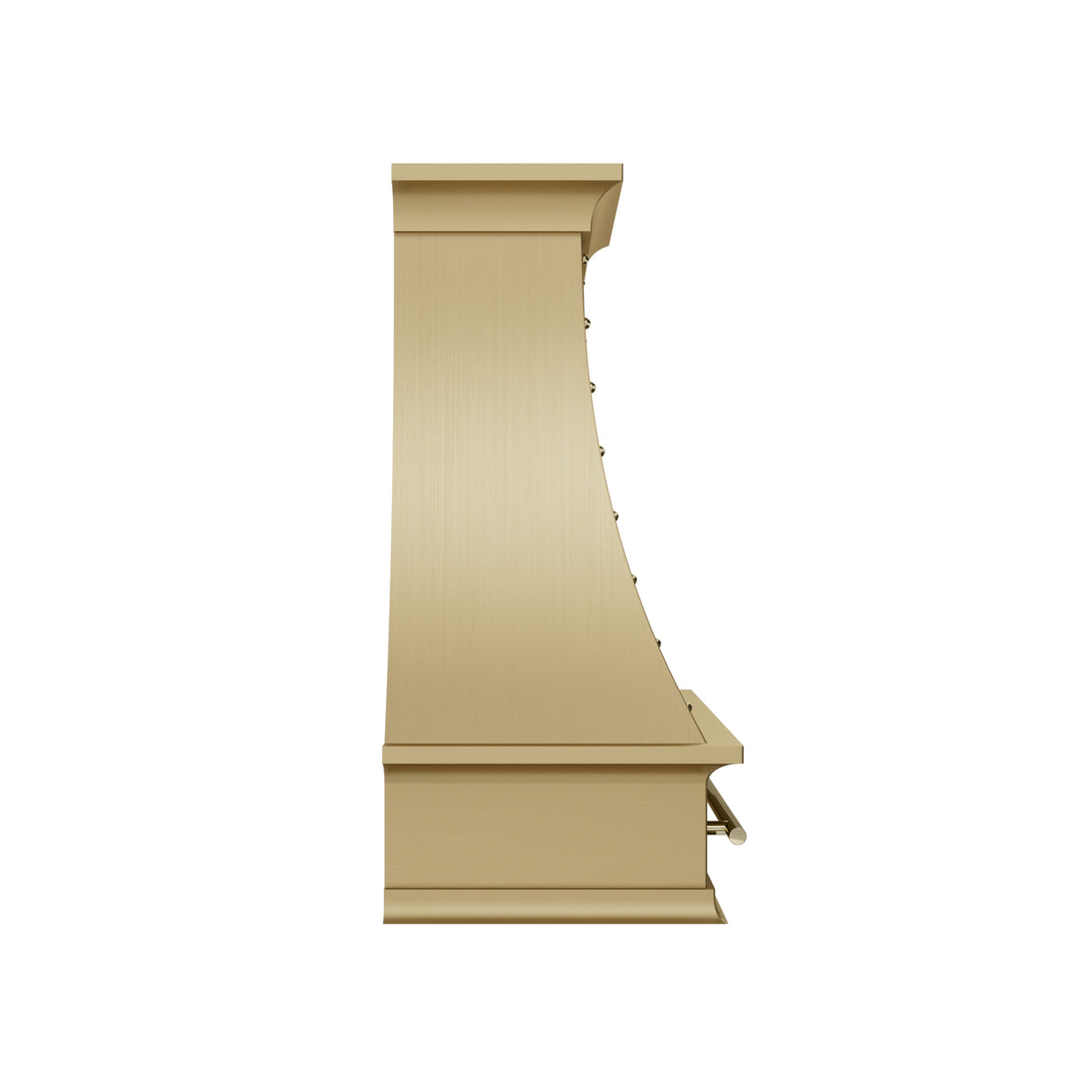 USA Luxury Brass Range Hood Featuring Artisan Brass Straps URHB-98