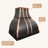 USA Luxury Bronze Copper Kitchen Hood URHC-99