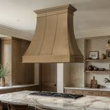 USA Luxury Custom Island Mount Brass Vent Hood URHB-151