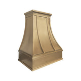 USA Luxury Handcrafted Custom Brushed Brass Stove Hood URHB-139