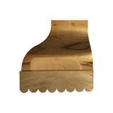USA Luxury Polished Brass Vent Hood with Bell Shaped URHB-156