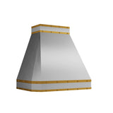 USA Luxury Stainless Steel Exhaust Hood with Custom Straps URHS-184