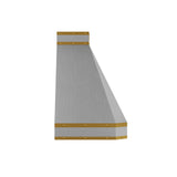 USA Luxury Stainless Steel Exhaust Hood with Custom Straps URHS-184