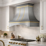 USA Luxury Stainless Steel Vent Hood with Arch Design Apron URHS-143