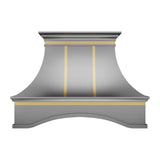 USA Luxury Stainless Steel Vent Hood with Arch Design Apron URHS-143