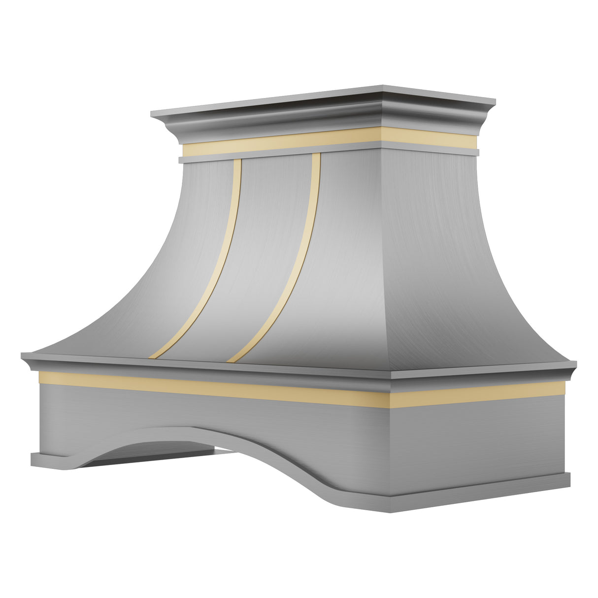 USA Luxury Stainless Steel Vent Hood with Arch Design Apron URHS-143