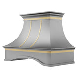 USA Luxury Stainless Steel Vent Hood with Arch Design Apron URHS-143