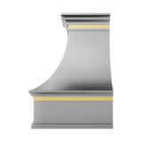 USA Luxury Stainless Steel Vent Hood with Arch Design Apron URHS-143