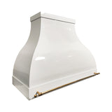 USA Luxury White Stainless Steel Range Hood URHS-129