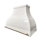 USA Luxury White Stainless Steel Range Hood URHS-129