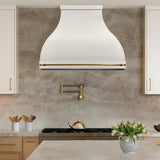 USA Luxury White Stainless Steel Range Hood URHS-129