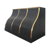 USA Minimal Black Stainless Steel Exhaust Hood URHS-172