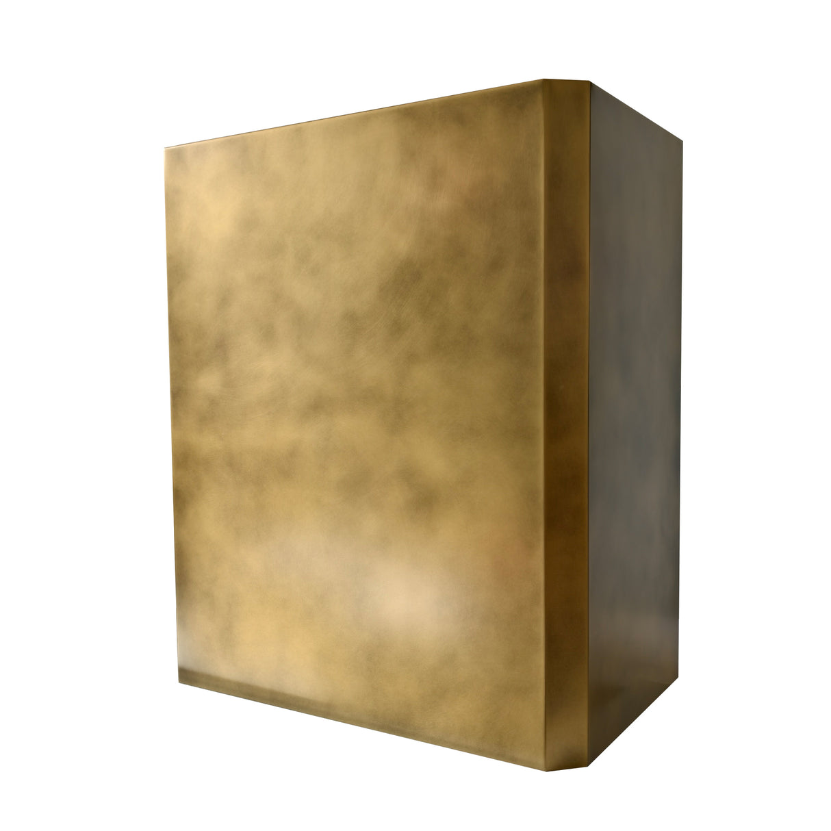 USA Minimal Box Shaped Handcrafted Brass Vent Hood URHB-158