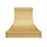 USA Minimal Brass Exhaust Hood with Heavy Hammered Finish URHB-114