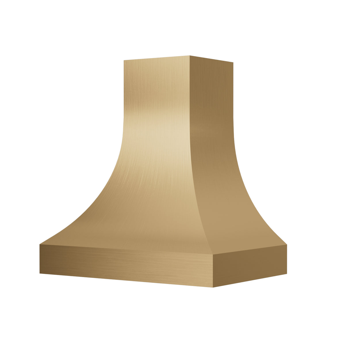 USA Minimal Brass Vent Hood with Clean Curved Shaped URHB-85