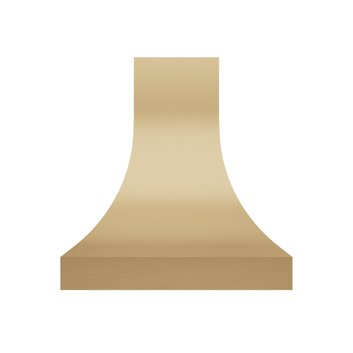 USA Minimal Brass Vent Hood with Clean Curved Shaped URHB-85