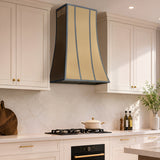 USA Minimal Custom Bruhsed Brass Stove Hood URHB-117