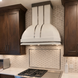 USA Minimal Custom White Stainless Steel Exhaust Hood URHS-235