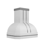 USA Minimal Custom White Stainless Steel Exhaust Hood URHS-235