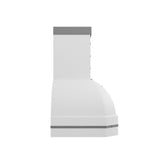 USA Minimal Custom White Stainless Steel Exhaust Hood URHS-235
