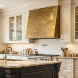 USA Minimal Non-directional Antique Brass Kitchen Hood URHB-115