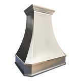 USA Minimal Stainless Steel Exhaust Hood Featuring Polished Straps URHS-222