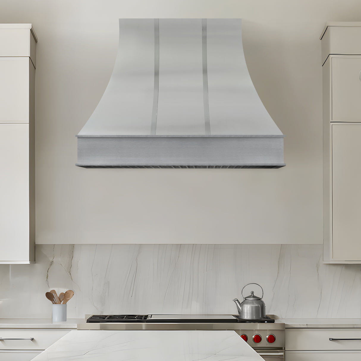USA Brushed Stainless Steel Range Hood with Straps URHS-182
