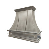 USA Minimal Stainless Steel Range Hood with Polished Decorated Straps URHS-231