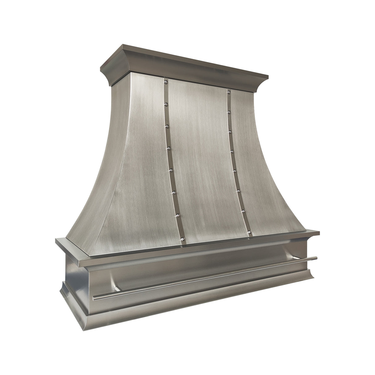 USA Minimal Stainless Steel Range Hood with Polished Decorated Straps URHS-231