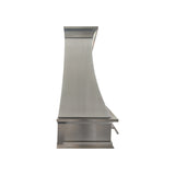 USA Minimal Stainless Steel Range Hood with Polished Decorated Straps URHS-231