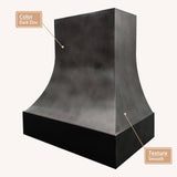 USA Modern Custom Dark Zinc Vent Hood URHZ-12