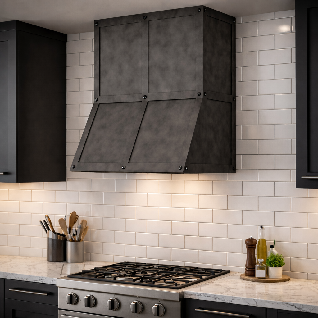 USA Modern Dark Zinc Vent Hood URHZ-16