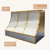 USA Modern Industry Stainless Steel Vent Hood URHS-128