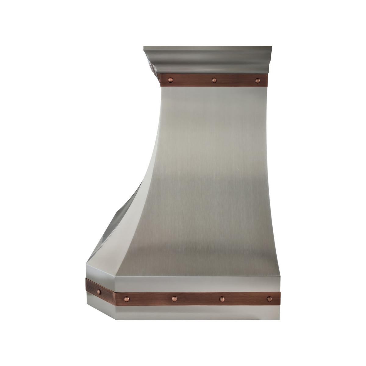 USA Modern Luxury Stainless Steel Range Hood with Copper Straps URHS-68