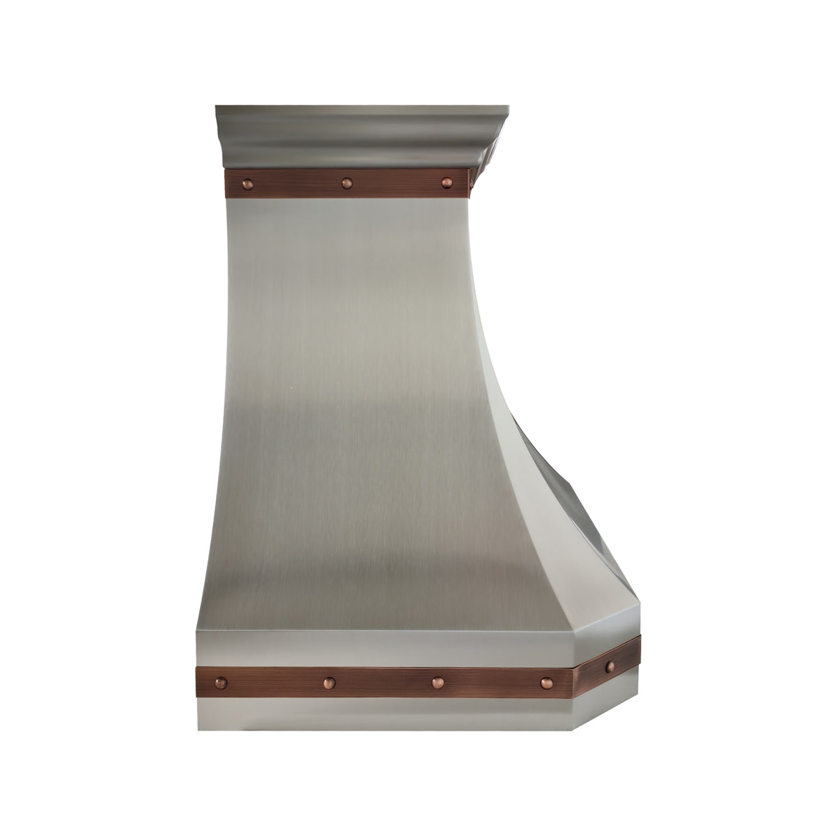 USA Modern Luxury Stainless Steel Range Hood with Copper Straps URHS-68