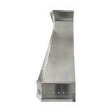 USA Modern Stainless Steel Exhaust Hood Featuring Artisan Rivets URHS-194