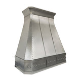 USA Modern Stainless Steel Exhaust Hood Featuring Artisan Rivets URHS-194