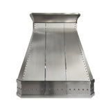 USA Modern Stainless Steel Exhaust Hood Featuring Artisan Rivets URHS-194