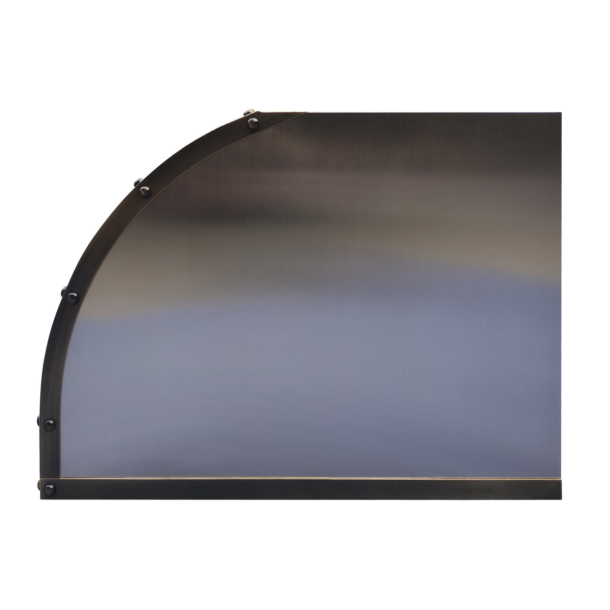 USA Modern Stainless Steel Kitchen Hood Featuring Artisan Straps USHS-134